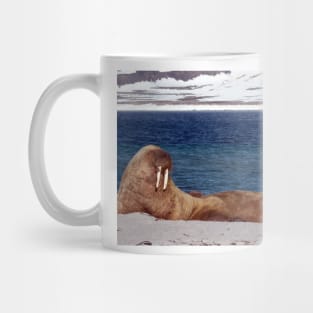 Walrus, Smeerenburg, Svalbard, Norway Mug